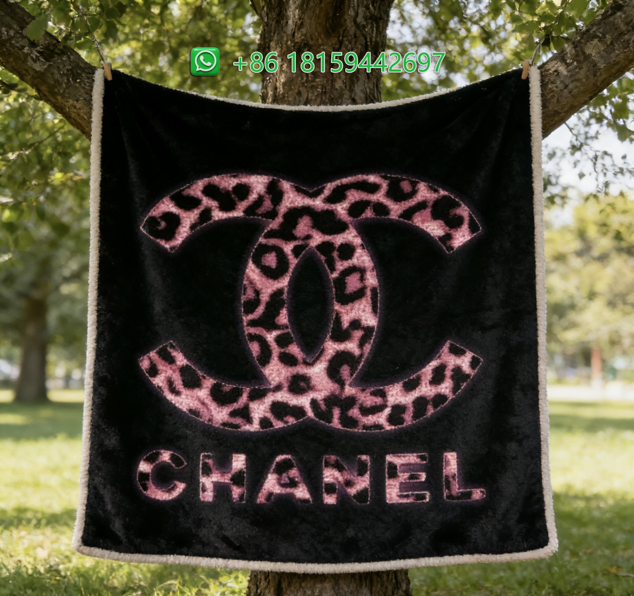 Chanel Throw Blankets